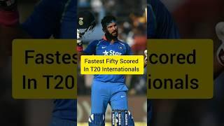 Fastest Fifty Scored in T20 World Cup #cricket #short #shorts