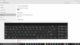 How to Enable the On-Screen Keyboard in Windows 10