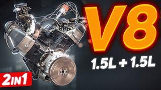 We turn 2 Lada inline-4s into a V8