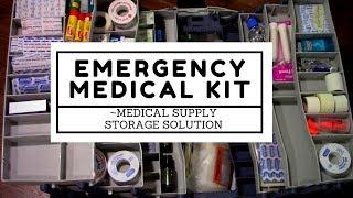 Medical Supply Storage Solution Tackle Box