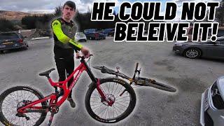 I Gave Him My £12000 Downhill Bike To Ride For FREE