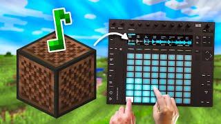 Making Music with Minecraft Note Block Sounds