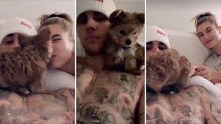 Justin Bieber Shirtless In Bed With Hailey Baldwin  FULL VIDEO