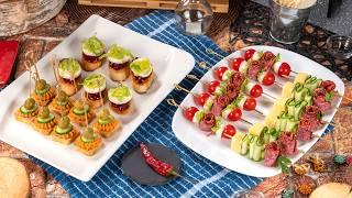 Snacks for a summer get-together with friends. Finger food ideas for party