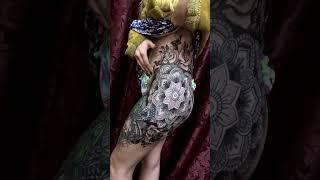 beautiful Thigh Tattoo Ink Design For girls 1million