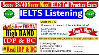 IELTS LISTENING PRACTICE TEST 2024 WITH ANSWERS  05.08.2024