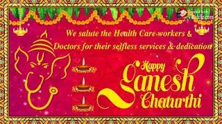 Happy Ganesh Chaturthi wishes  Personalized  Salute to Covid Doctors Health workers