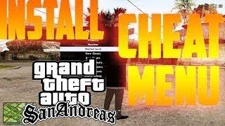 how to download & install  gta sa  cheat menu mod  with  gameplay  pc  by TECHJATIN