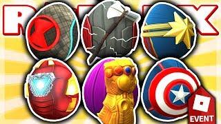 HOW TO GET ALL 6 AVENGERS EGGS in EGG HUNT Event 2019 Roblox Scrambled In Time