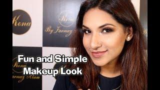 Fun and Simple Makeup Look I Raba Khan I Kona By Farnaz Alam