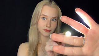 ASMR  Flashlight Triggers For Sleep Whispered Follow my Instructions