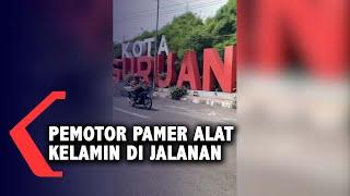 Meresahkan Pemotor Pamer Alat Kelamin di Jalan Pantura