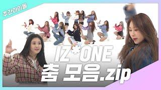 주간아.zip IZ*ONE 춤 모음 feat. 춤신춤왕 깃털 채연