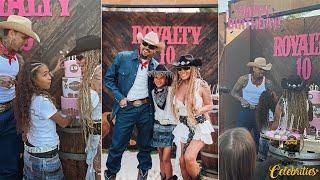 Chris Brown & Nia Guzman Throw A Rodeo-Themed B-Day Party For Daughter Royalty