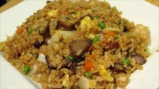 Chinese Roast Pork Fried Rice - Homemade Better Than Take Out