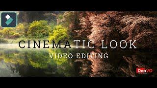 Filmora 9  How to get the CINEMATIC LOOK in Filmora 9 Tutorial 2020  Cinematic Look Effect