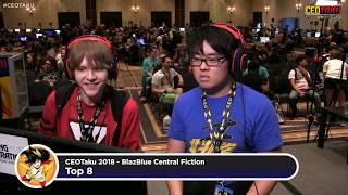 CEOtaku 2018 BlazBlue Central Fiction Top 8