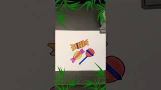 Kids easy drawing candy  #tranding #easy#ytshort #drawingideas @KavitaArya-hi6qb #viralshort