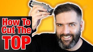 How to cut the TOP of your own HAIR the easy way 2021  The best technique #cuttingyourownhairmen