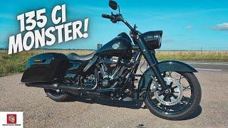 Harley Davidson 135 ci crate engine First Ride