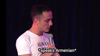 Armenian stand-up comedian on his Russian wife and kids ENG SUBS