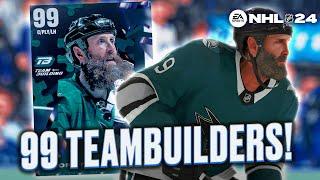 99 TEAM BUILDERS ARE HERE NHL 24 HUT