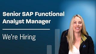 SAP Functional Analyst Manager