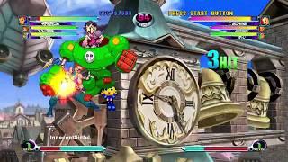 Marvel VS Capcom 2 Xbox 360 Arcade Mode as Marrow B. B. Hood & Spiral