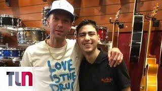 Coldplay en Argentina Chris Martin fue a comprar una guitarra y terminó tocando con los vendedores