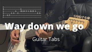 Way down we go by Kaleo  Guitar Tabs