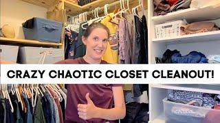 DECLUTTER + ORGANIZE WITH ME 2023  EXTREME CLOSET MAKEOVER  2 DAYS  DECLUTTERING  CLOTHES TRY ON