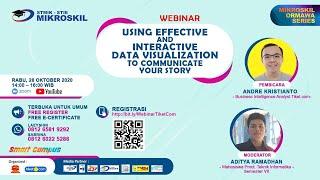 Webinar  Using Effective and Interactive Data Visualization to Communicate Your Story