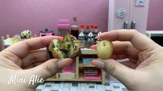 Worlds Smallest Jacket Potato  世界一小さい  Mini Cooking Show  迷你廚房  ミニクッキング  Miniature Real Food