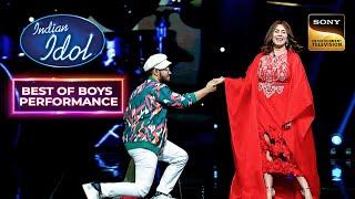 Dipan-Mahima Chaudhry को Subhash जी ने किया मंच पे Direct  Indian Idol 14 Best of Boys Performance