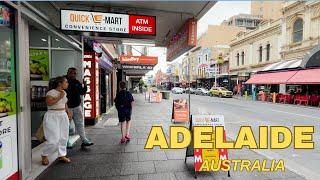 Adelaide City Walk  South Australia  Hindley Street Walkthrough UHD