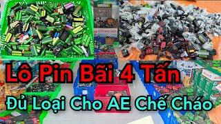 Lô Hàng Pin Bãi 4 Tấn Đủ Loại Cho Anh Em Chế Cháo Tại cửa hàng KST x Văn Phúc Cell Pin Tháo Máy