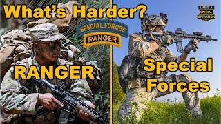 Whats Harder - RANGER School or the SPECIAL FORCES Qualification Course?