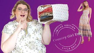 WANTABLE Country Girl Era STYLE Edit   $10 COUPON   Plus-Size Unboxing