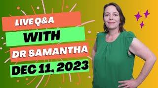 Pregnancy Q&A Live with Dr. Samantha Ask Your Questions Now 121123