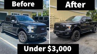 Completely Transforming My New Ford F150 For Under $3000