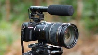 Canon EOS M Lens Mount Adapter and ISO Video Test