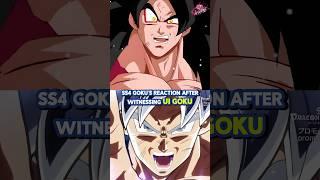 What was Super Saiyan 4 Goku’s reaction to Ultra Instinct?