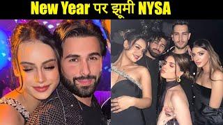 Nysa Devgn Gets Cosy With Friend Orry As She Parties In $exy Dress On New Year 2023 Celebration