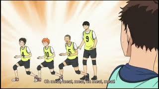 haikyuu funny moment  meat us god scene  Meat is God