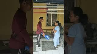 Anak Cewek Masih SD Latihan Tinju Pertama Kali #boxing #tinju #latihantinju#short #viral