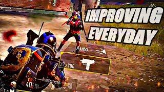 IMPROVING EVERYDAY  MASTERING IN JIGGLE  PROTO SAM  PUBG MOBILE MONTAGE