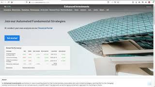 Enhanced Investments Product Demo