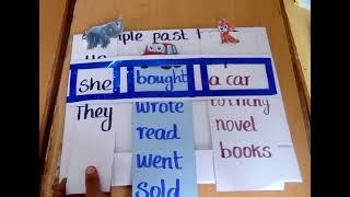 Teaching aids for simple past tense