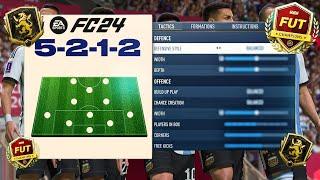 The Best 5-2-1-2 Custom Tactics + Player Instructions EA FC 24.