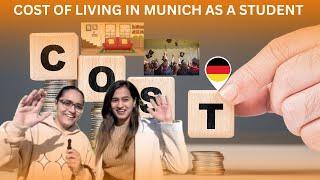 COST OF LIVING IN MUNICH AS A STUDENT  cost of living in GERMANY  TU Munich Student Rasleen Grover